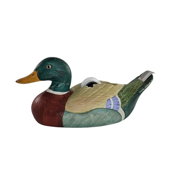 Vintage Mallard Duck Ceramic Tape Dispenser *Repaired* - Picture 6 of 10